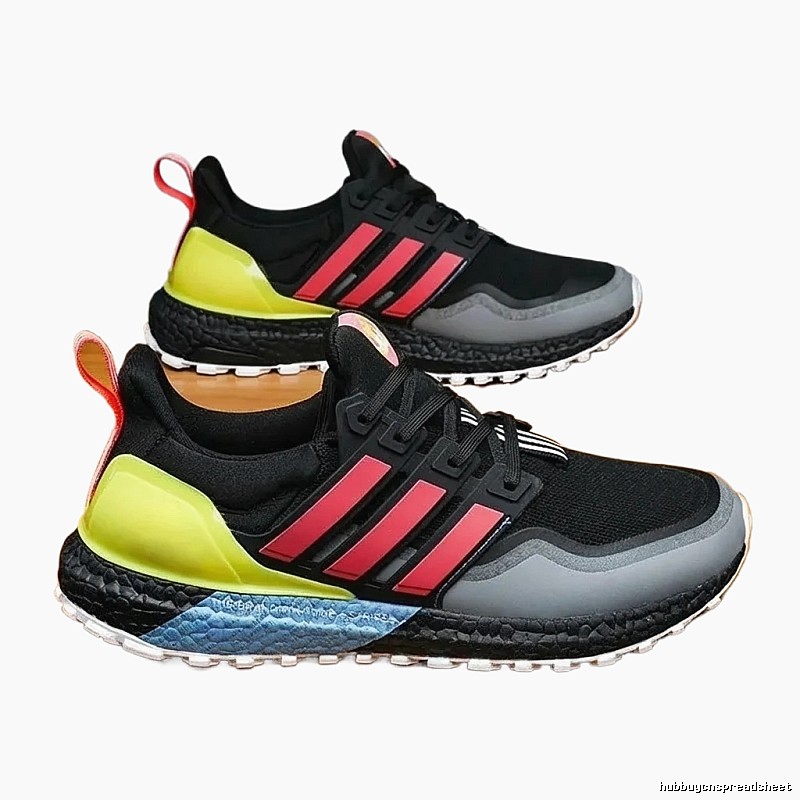 Adidas retro black and grey sports shoes