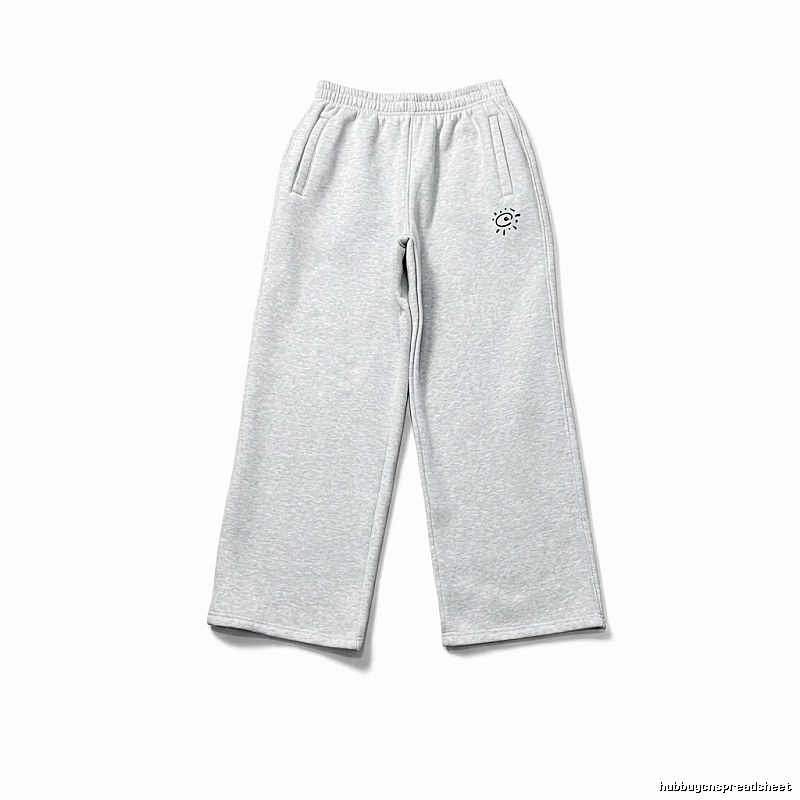 ADWYSD minimalist style gray sweatpants