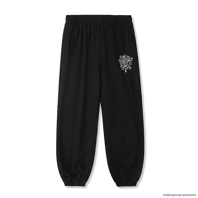 ADWYSD Printed Casual Black Pants