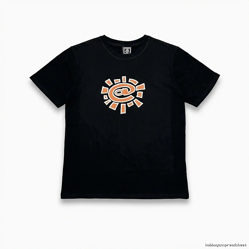 ADWYSD Sun Print Black T-shirt