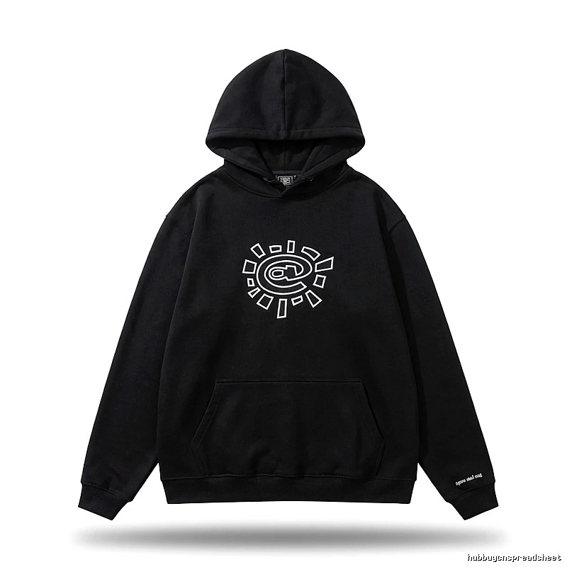 ADWYSD Sunflower Trendy Cool Black Hoodie