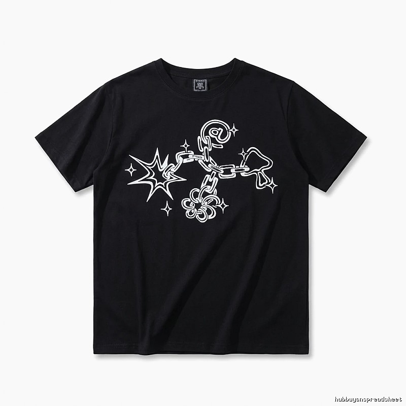 ADWYSD Trendy Style Black T-shirt