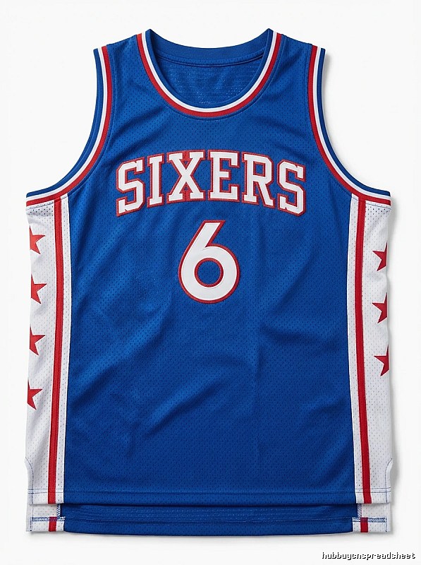 Allen Iverson's retro basketball jersey