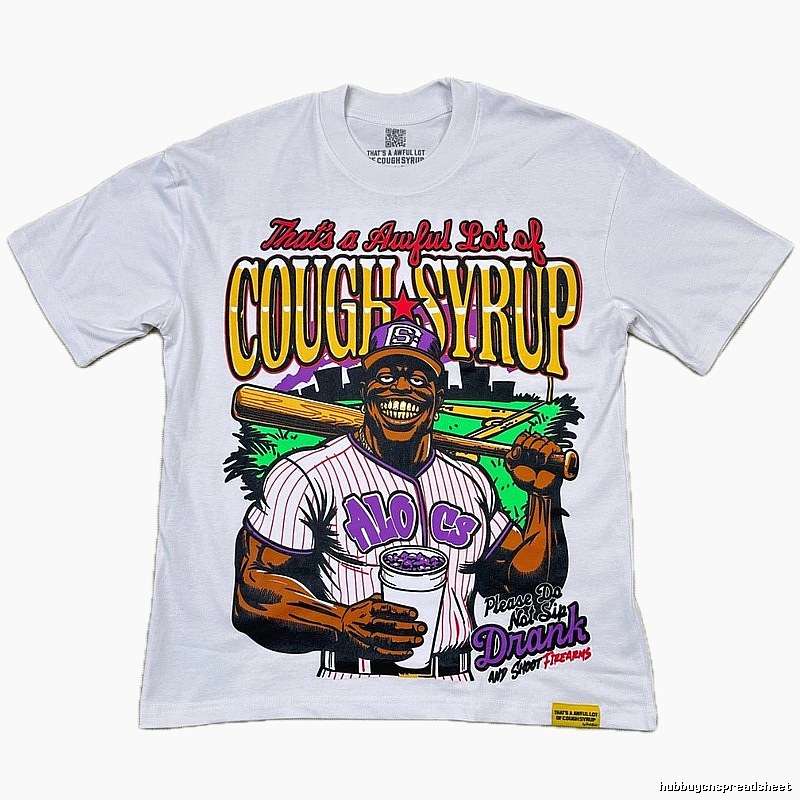 ALOCS American Vintage Baseball White Short-sleeve T-shirt