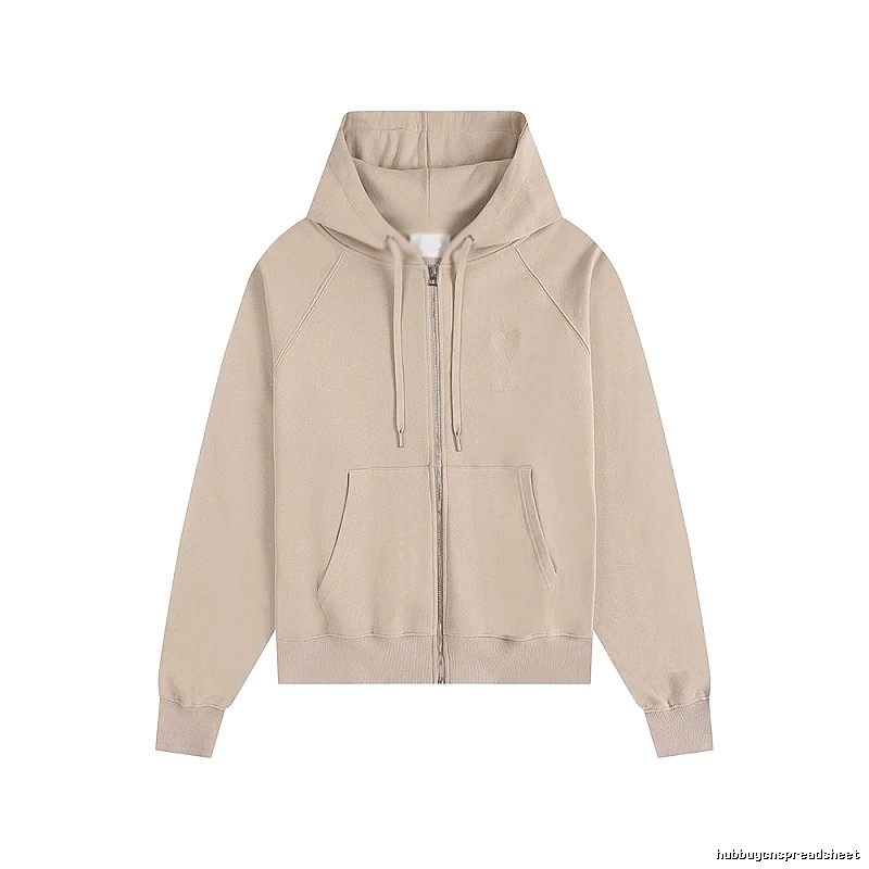 AMI Extremely Complex Style Beige Hoodie
