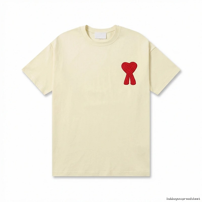 AMI Love Embroidery Style T-shirt
