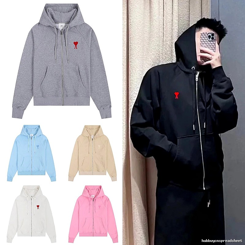 AMI Love Embroidery Trendy Brand Sweatshirt