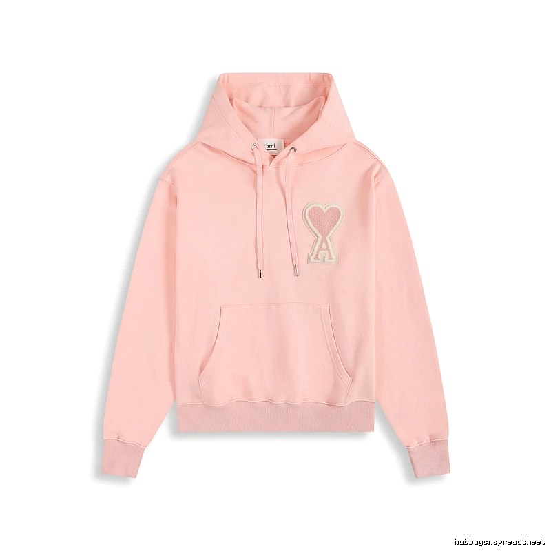 AMI Love Pink Hoodie