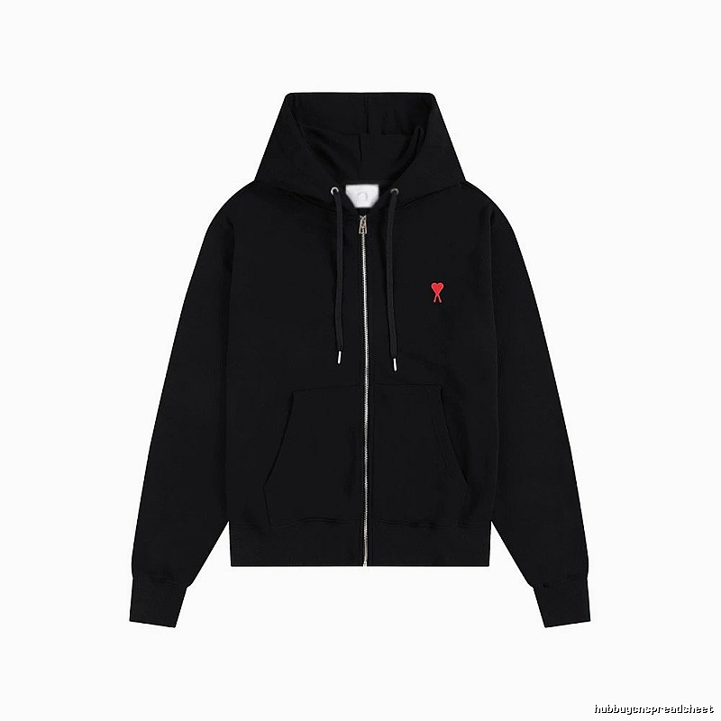 AMI Love Trend Brand Black Hoodie