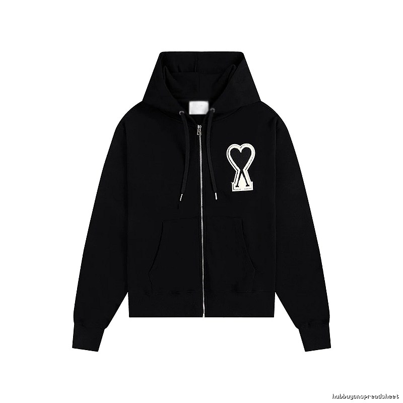 AMI Love Trendy and Cool Black Sweatshirt