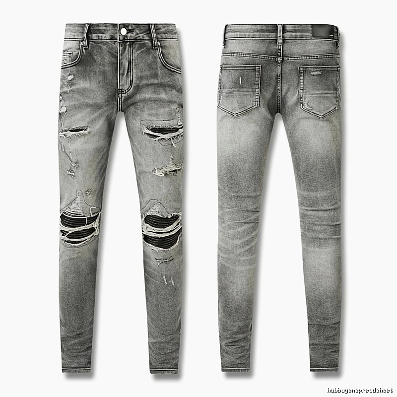AMI Ripped Trendy Brand Jeans
