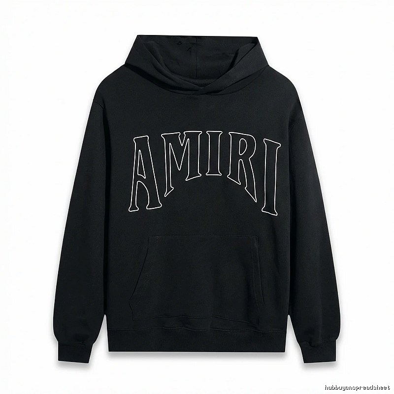 AMIRI Alphabet Style Black Sweatshirt