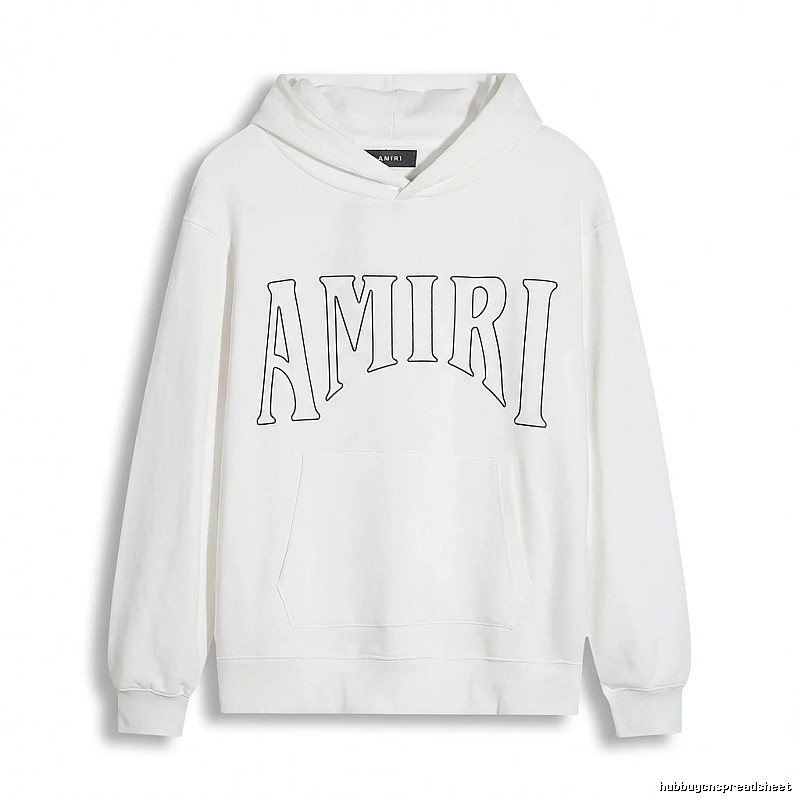 AMIRI Alphabet Style White Sweatshirt