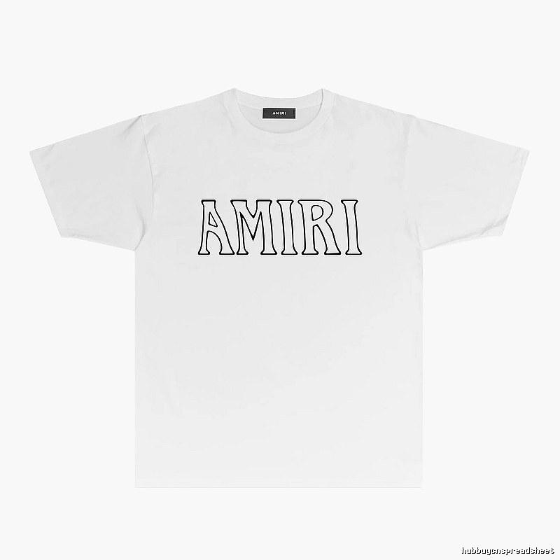 AMIRI Basic Style Simple White T-shirt