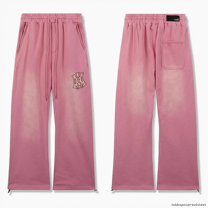 AMIRI casual style pink long trousers