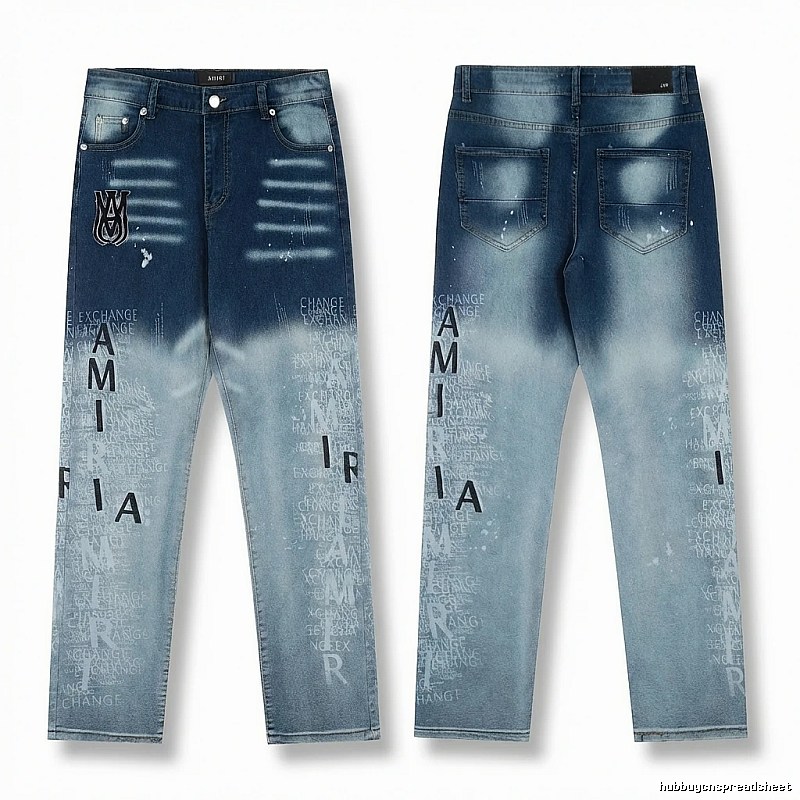 AMIRI Gradient Trendy Brand Jeans
