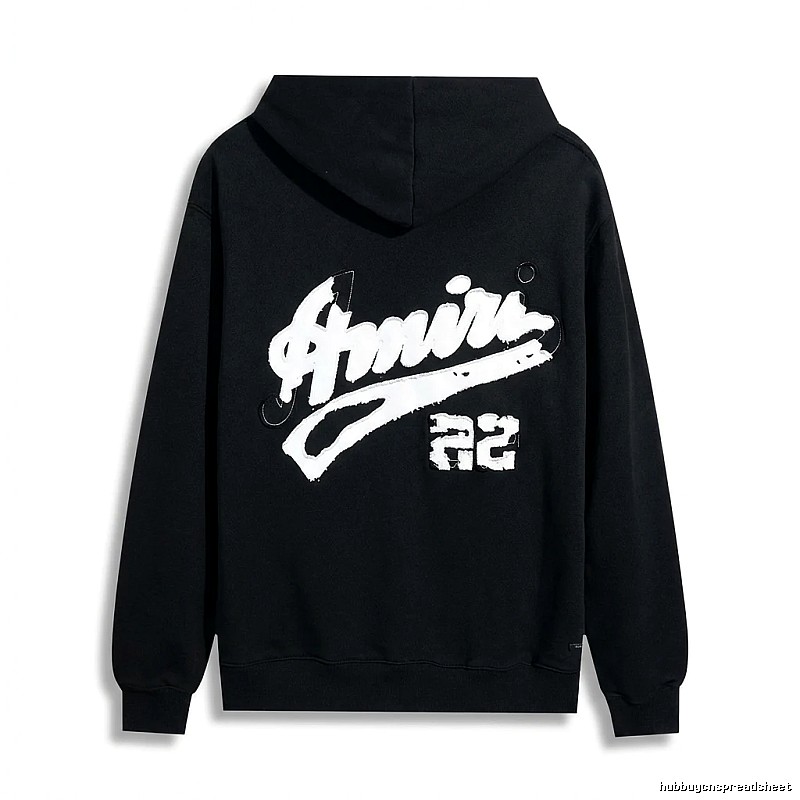 AMIRI Graffiti Style Black Hoodie