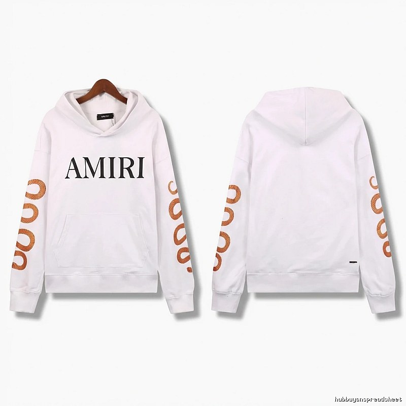 AMIRI letter - printed white sweatshirt