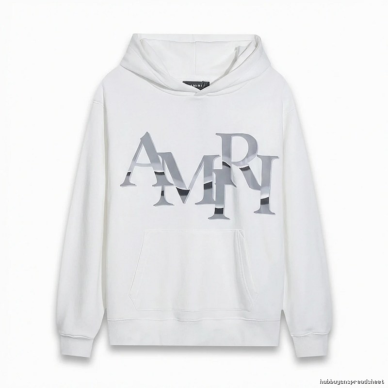 AMIRI Letter Style White Sweatshirt