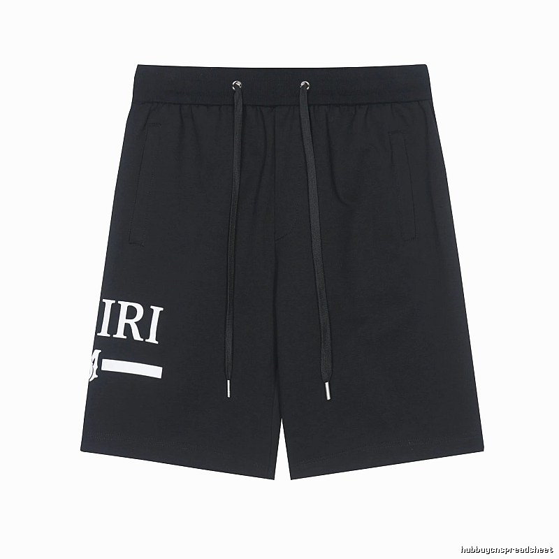 Amiri Logo Detail Logo shorts Black Casual Amiri with Relaxed Feel
