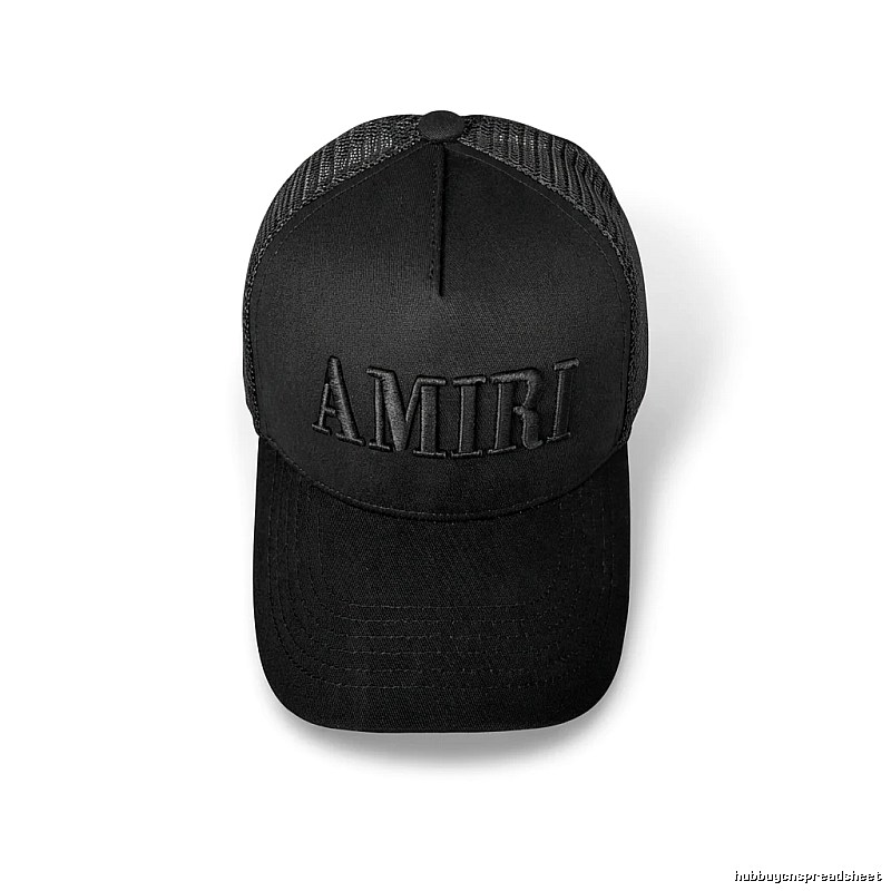 AMIRI minimalist black hat