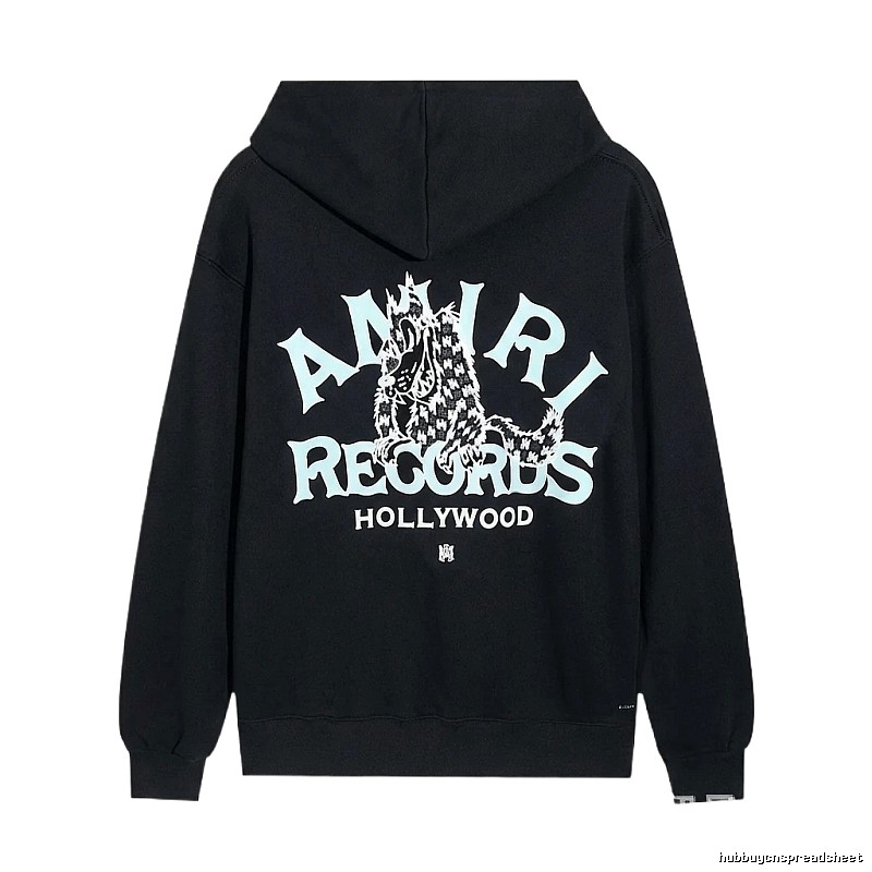 AMIRI Records Black Tide Cool Sweatshirt