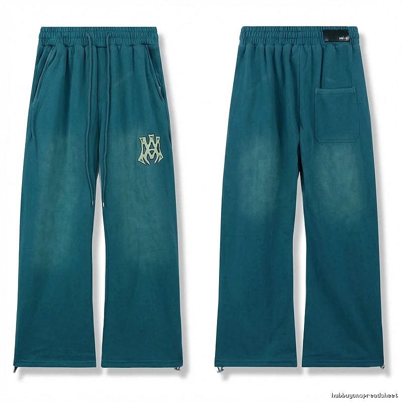 AMIRI retro-style dark green trousers