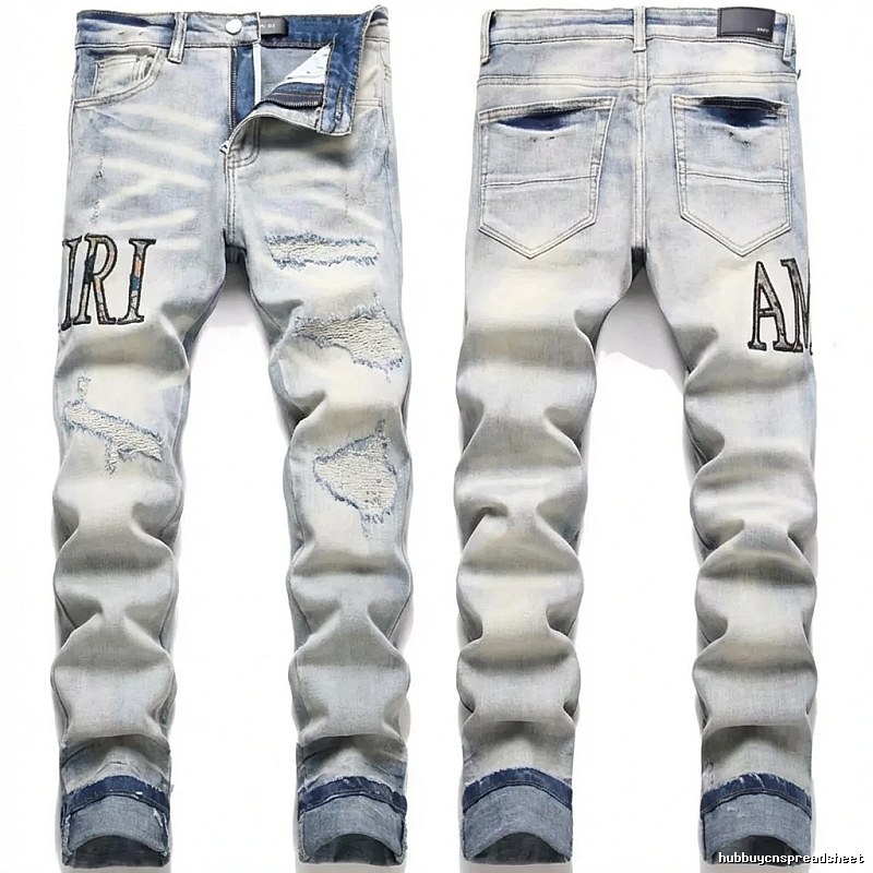 AMIRI Ripped Trendy Brand Jeans
