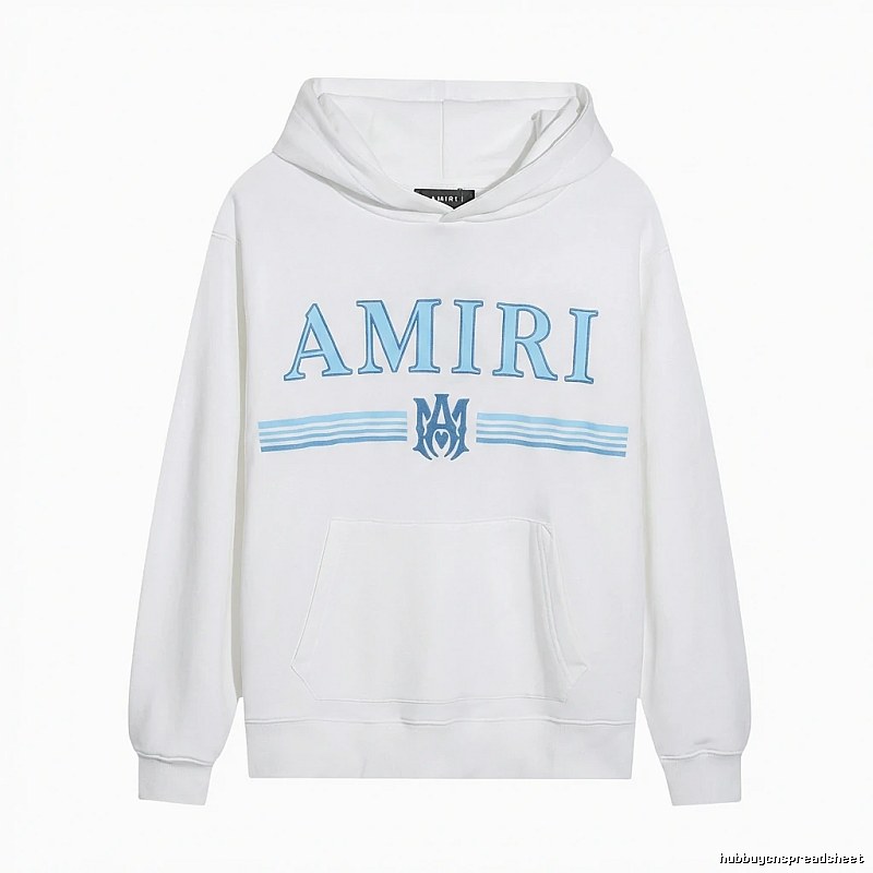 AMIRI simple style white hoodie