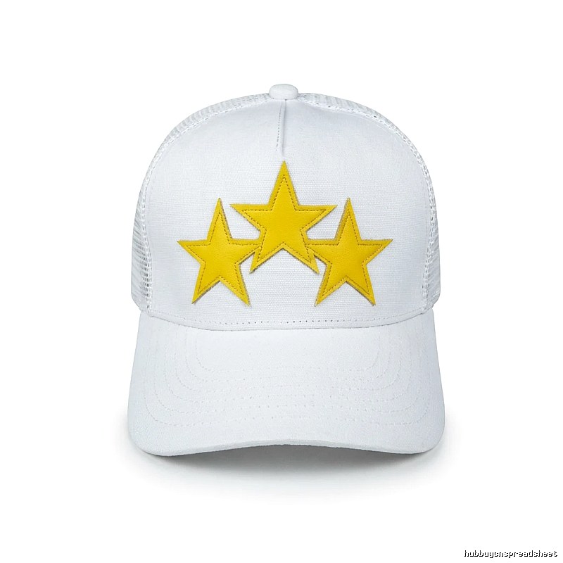 AMIRI Starry Trendy Cool Style White Hat