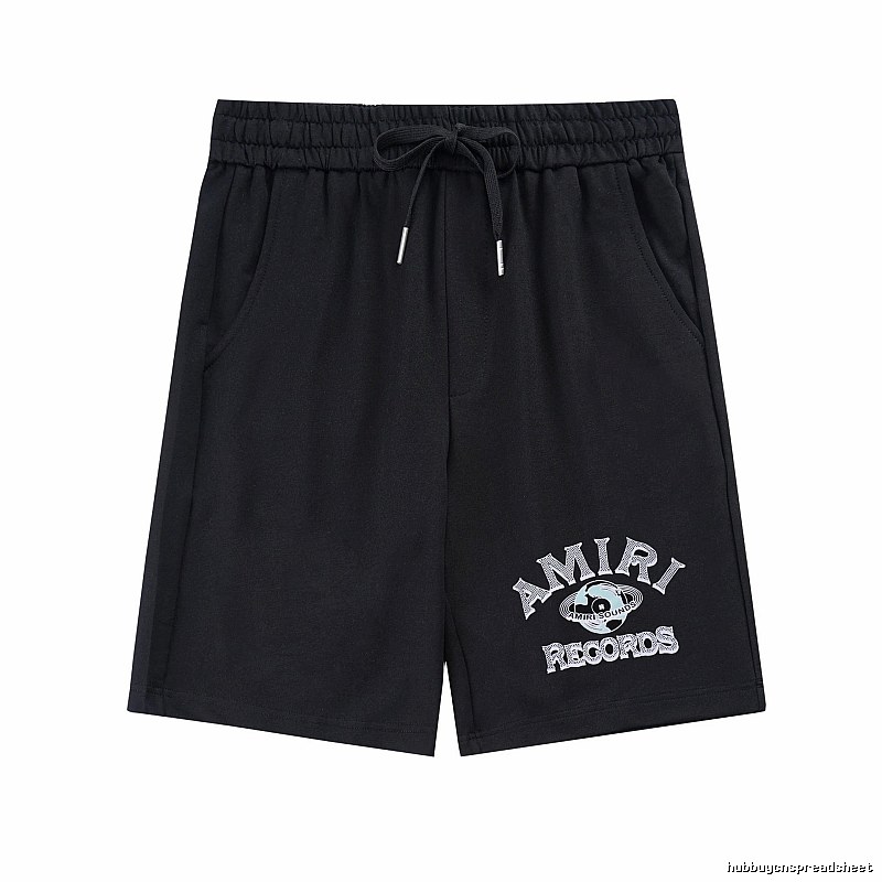 Amiri Streetwear Logo shorts Black Casual Amiri with Logo Accent