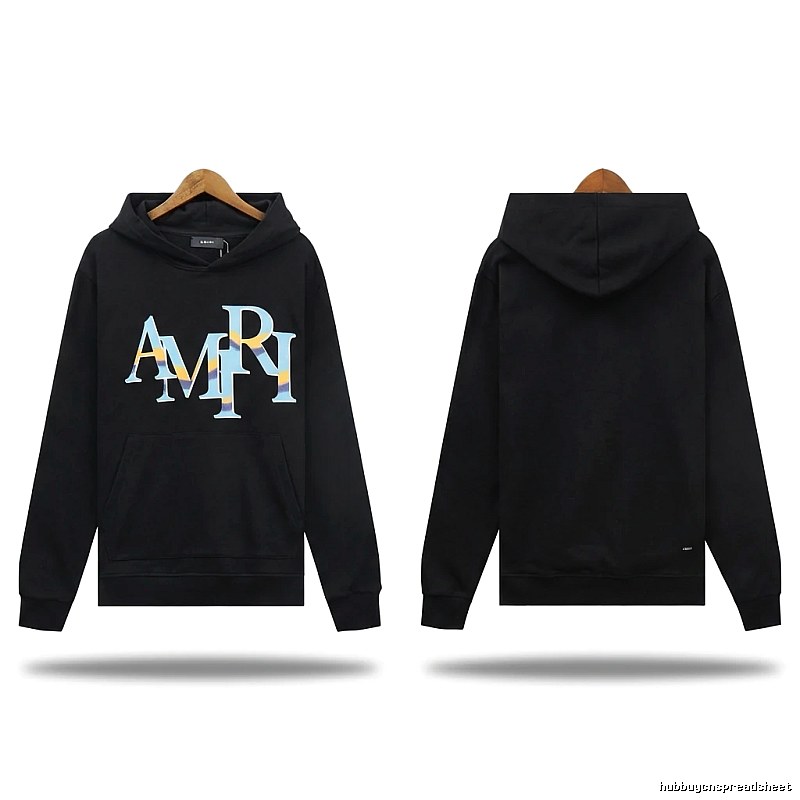 AMIRI Trendy and Cool Style Black Hoodie