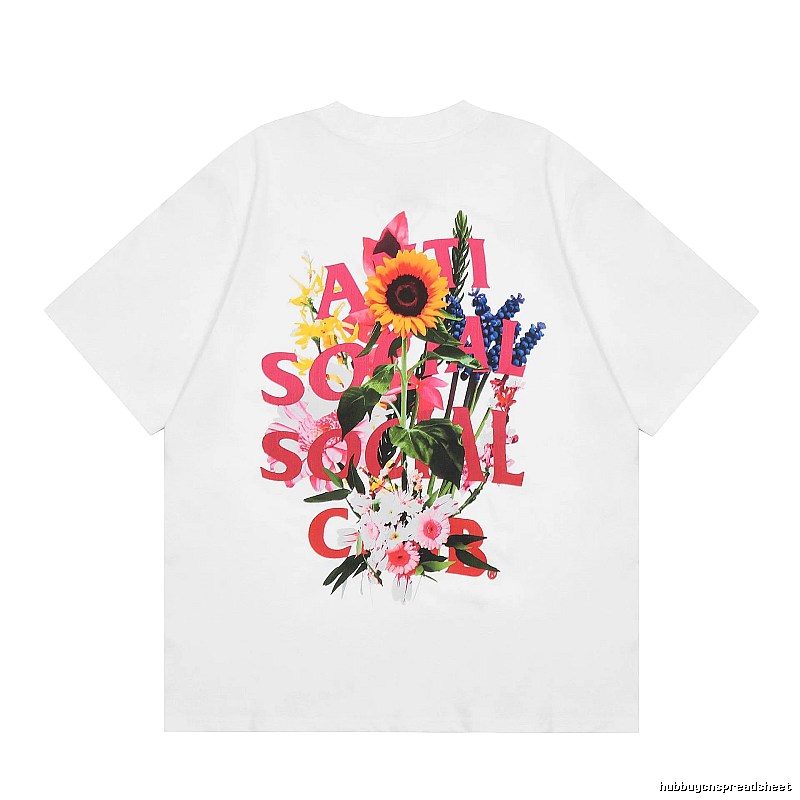 Anti Social Social Club Gift Ready Logo T-shirt Black Orange Anti with Standout Detail