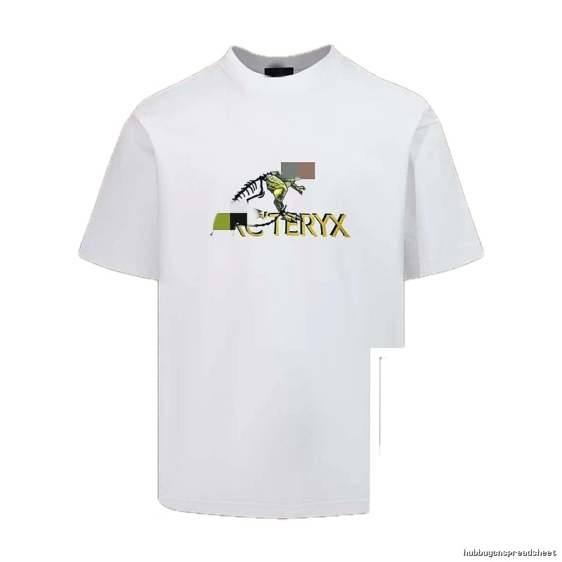 Arc'teryx Dinosaur Print Casual Style White T-Shirt