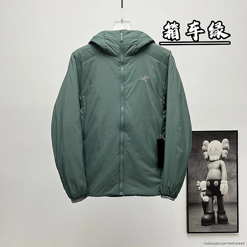 Arc'teryx Layering Sage Green Hooded Shell Jacket