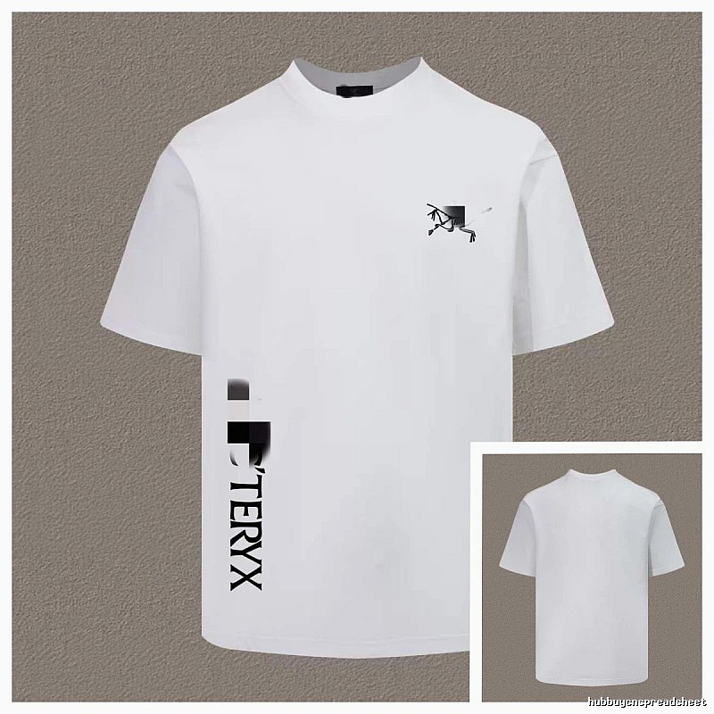 Arc'teryx Printed Outdoor Style White T-Shirt