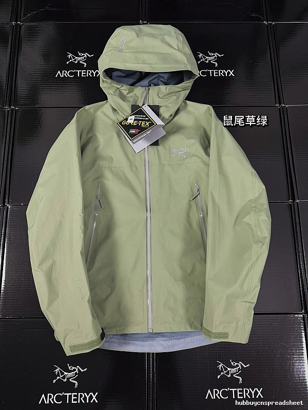 Arc’teryx sage green windbreaker