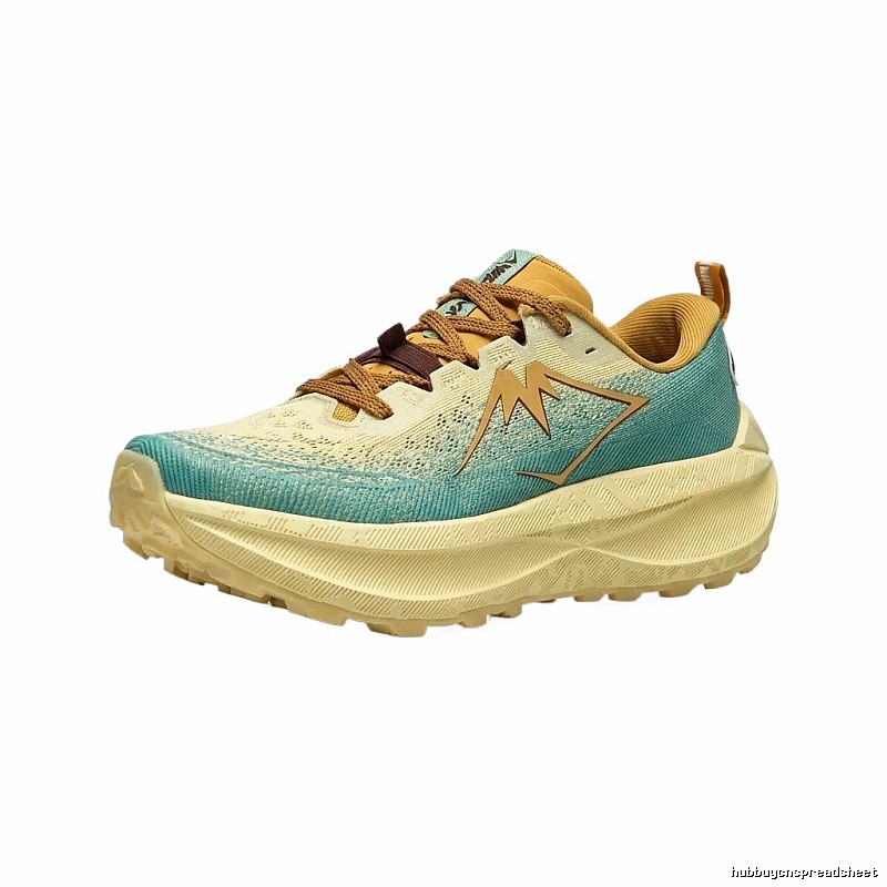 ASICS Trail Running Shoes with Blue-Yellow Gradient