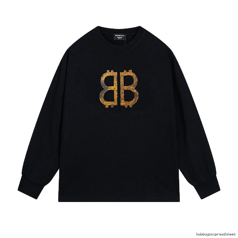 Balenciaga BB Print Black Sweatshirt