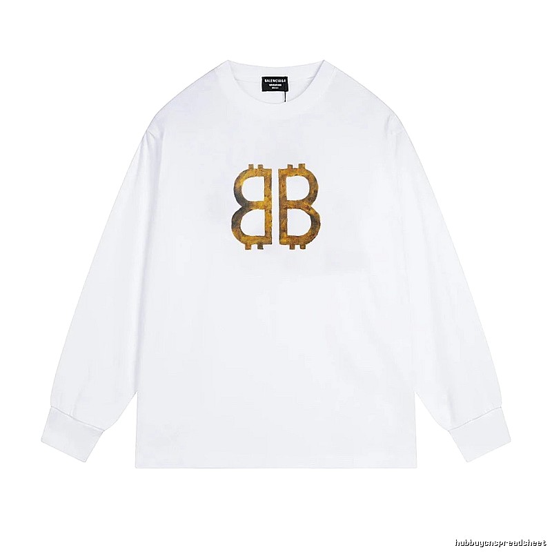 Balenciaga BB Print White T-shirt