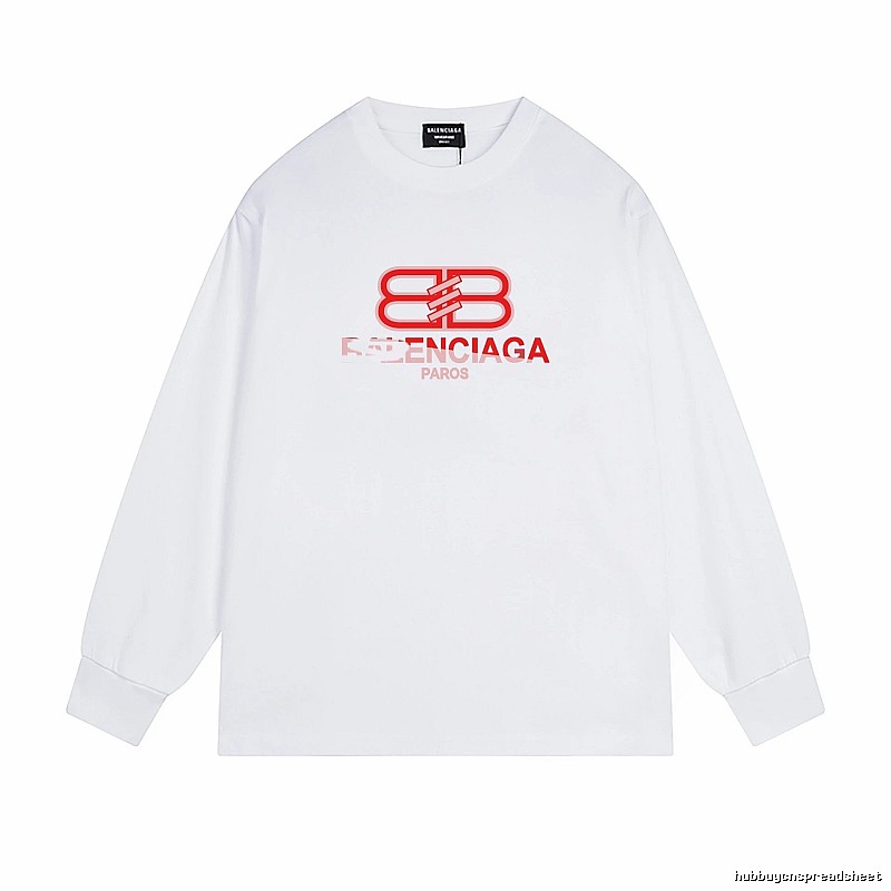Balenciaga BB Print White T-shirt