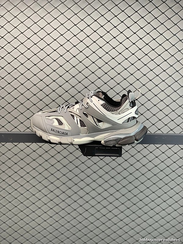 Balenciaga Beige and Black Chunky Runners Featuring Athletic Paneling
