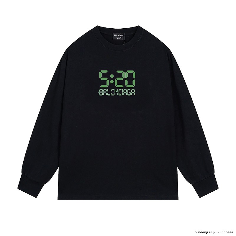 Balenciaga digital style black sweatshirt