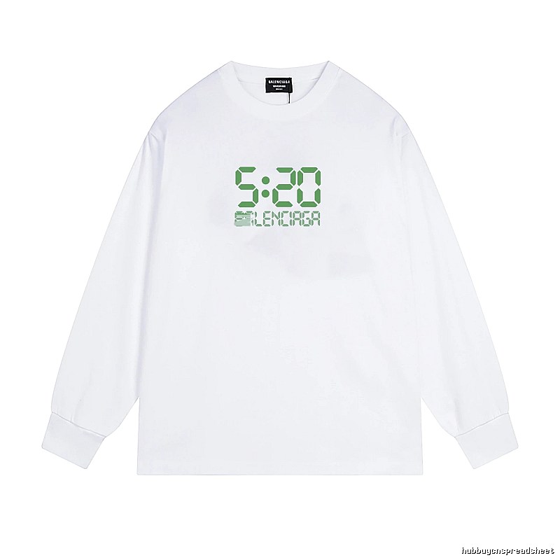 Balenciaga digital-style white T-shirt