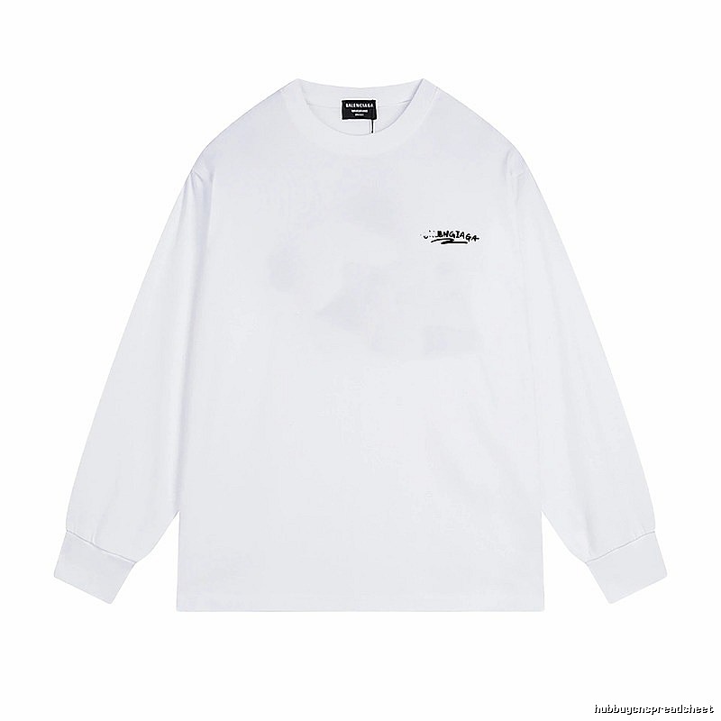 Balenciaga minimalist style white T-shirt