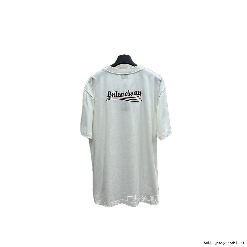 Balenciaga minimalist style white T-shirt