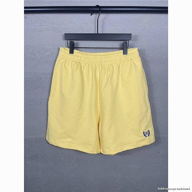Balenciaga preppy style yellow shorts