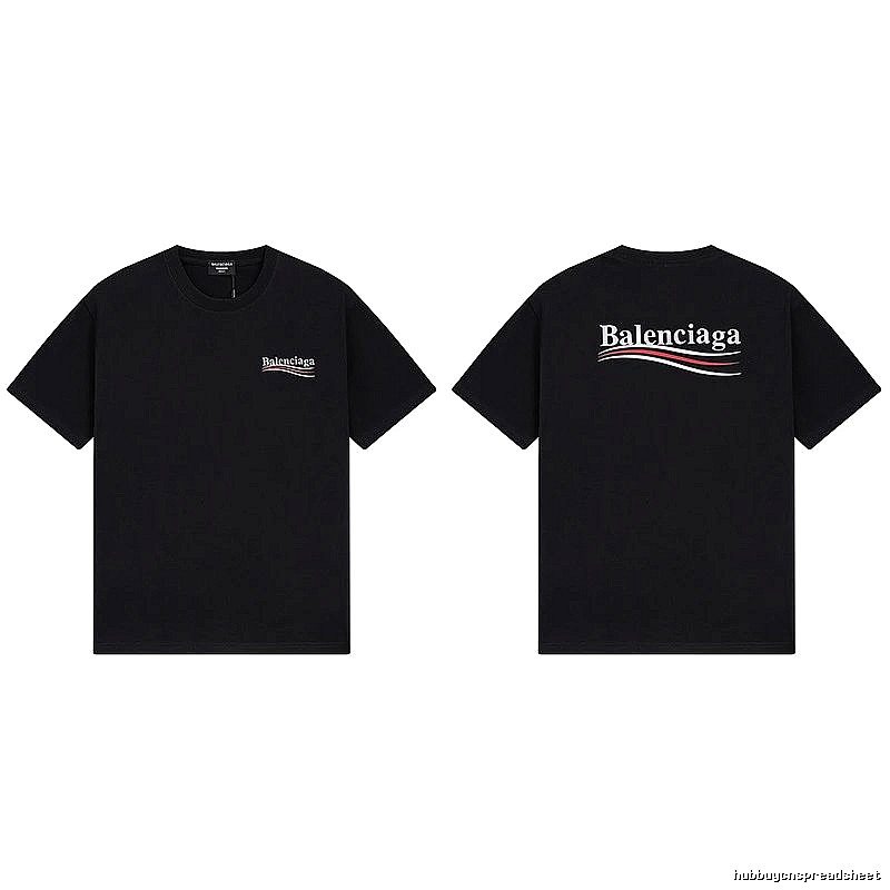 Balenciaga simple black short-sleeve