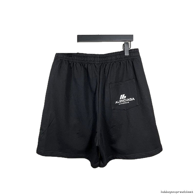 Balenciaga sporty black shorts
