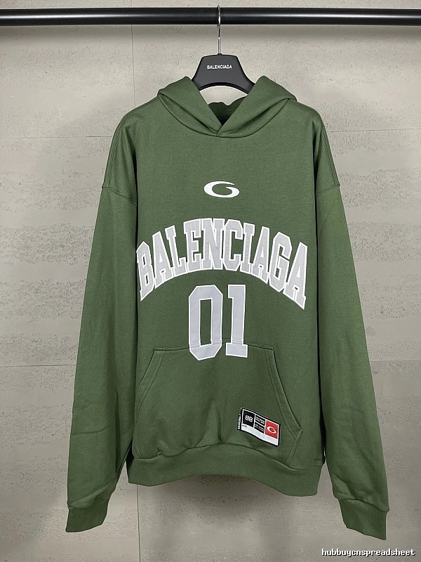 Balenciaga sporty green sweatshirt